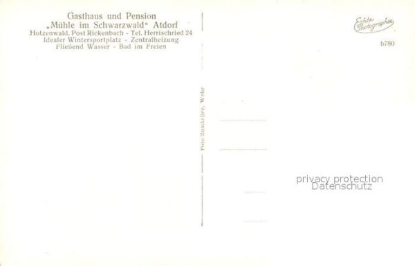Atdorf Gasthaus Pension Schwarzwaldmuehle – Bild 2