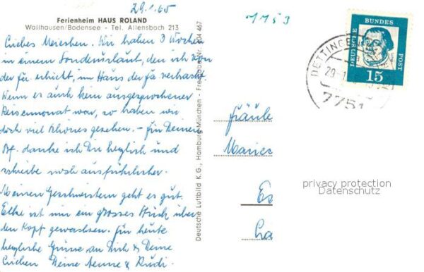 Wallhausen Bodensee Ferienheim Haus Roland – Bild 2