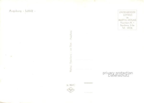 Augsburg Fliegeraufnahme – Bild 2
