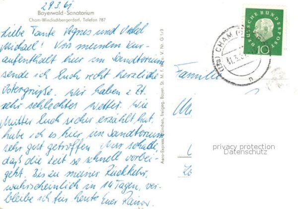 Windischbergerdorf Bayerwald Sanatorium Fliegeraufnahme – Bild 2