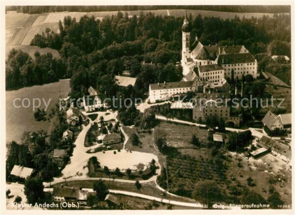 Kloster Andechs Fliegeraufnahme