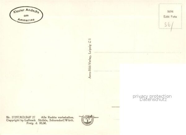 Kloster Andechs Fliegeraufnahme – Bild 2