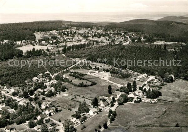 Hahnenklee-Bockswiese Harz Fliegeraufnahme