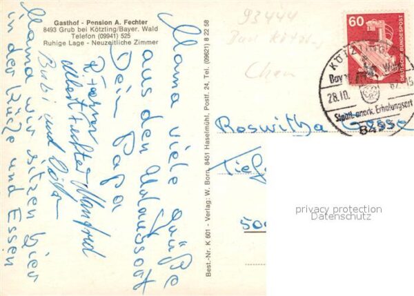 Grub Bad Koetzting Gasthof Pension Fechter – Bild 2