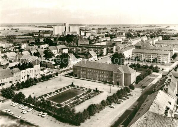 Pasewalk Mecklenburg Vorpommern Blick von der St Marien Kirche