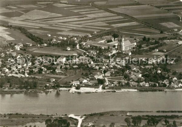 Niederalteich Donau Fliegeraufnahme