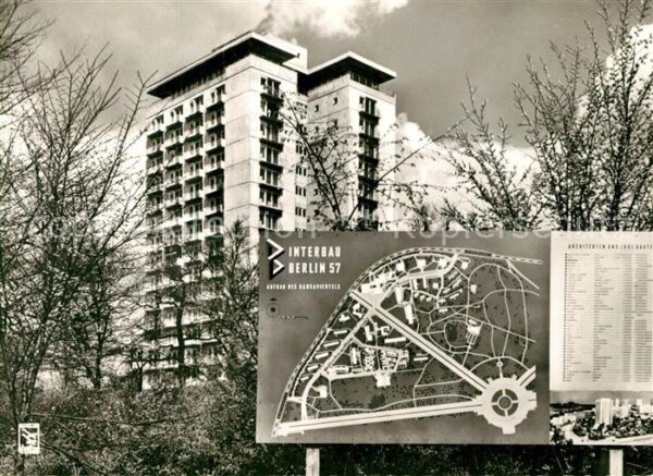 Tiergarten Berlin Hochhaus im Hansaviertel