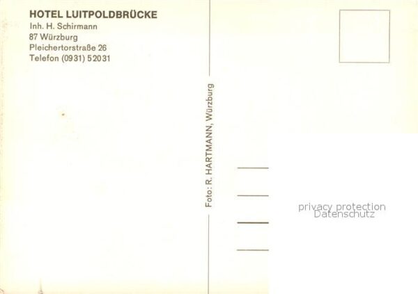 Wuerzburg Hotel Luitpoldbruecke – Bild 2