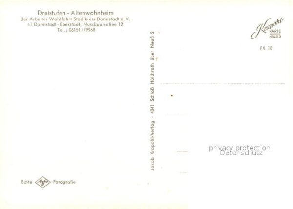 Eberstadt Darmstadt Dreistufen Altenwohnheim der AWO – Bild 2
