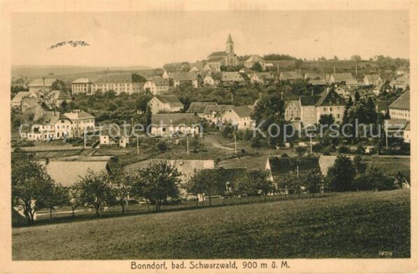 Bonndorf Schwarzwald Gesamtansicht
