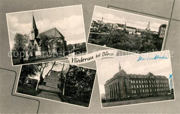 Niederau Dueren Stadtpanorama Kirche Marienkloster Denkmal