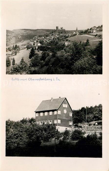 Oberreifenberg Panorama mit Burgruine Ferienheim