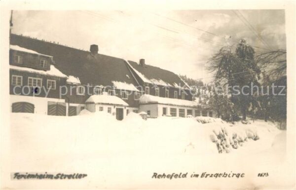 Rehefeld-Zaunhaus Ferienheim Streller im Winter