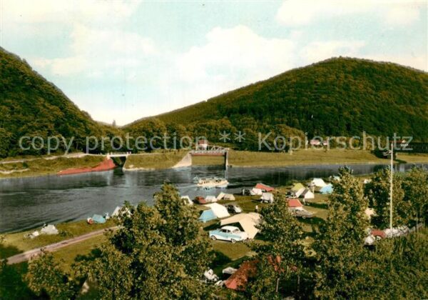 Kemnade Campingplatz Faehrhaus an der Weser