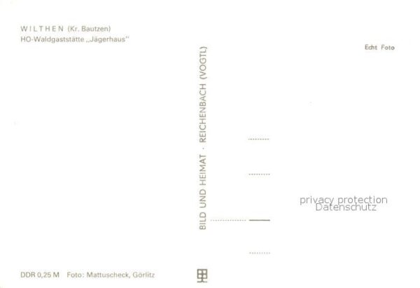 Wilthen HO Waldgaststaette Jaegerhaus – Bild 2