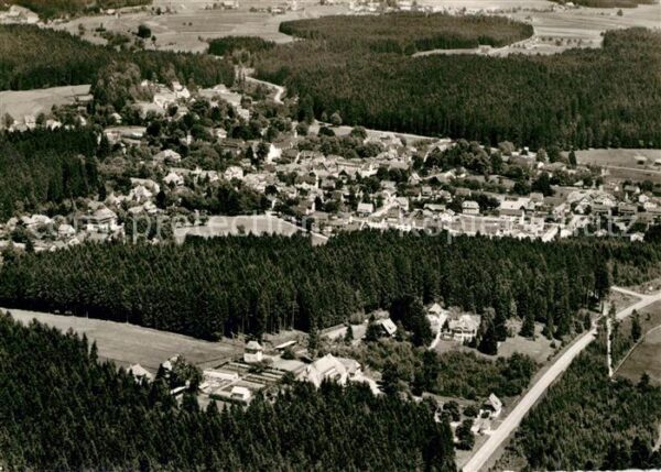 Koenigsfeld Schwarzwald Heilklimatischer Hoehenluftkurort Fliegeraufnahme