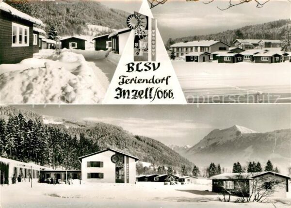 Inzell BLSV Feriendorf Sport- und Jugendferiendorf Winterlandschaft Alpen