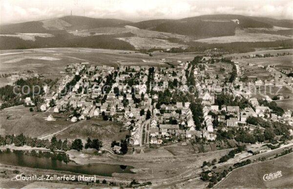 Clausthal-Zellerfeld Fliegeraufnahme