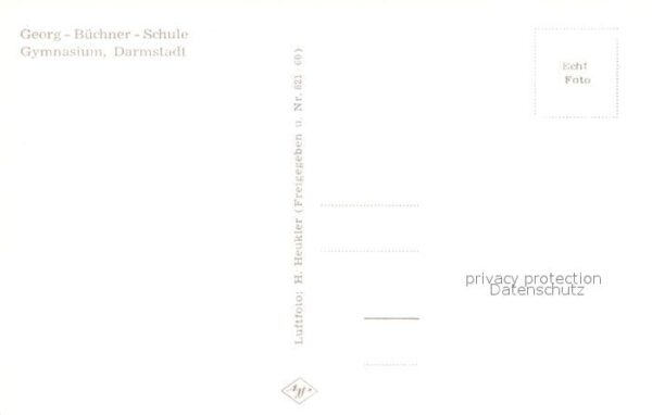 Darmstadt Fliegeraufnahme Georg B?chner-Strasse – Bild 2