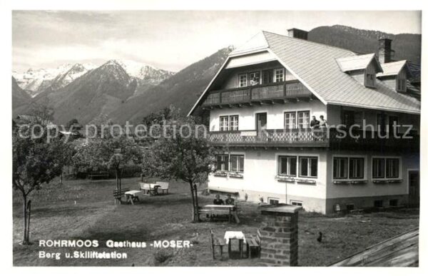 Rohrmoos Allgaeu Gasthaus Moser Berg- und Skiliftstation