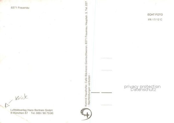 Frauenau Fliegeraufnahme – Bild 2
