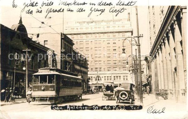 El Paso Texas San-Antonio Street