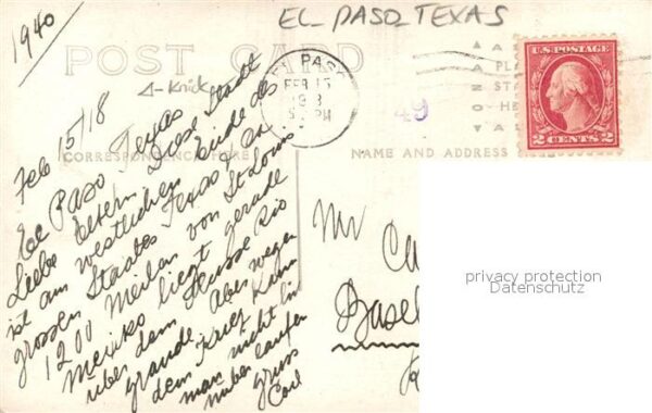 El Paso Texas San-Antonio Street – Bild 2