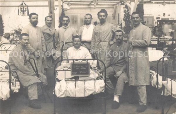 Feuerbach Stuttgart Gruppenfoto im Krankenhaus