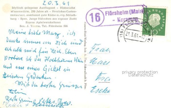 Floersheim Main Restaurant Wiesenm?hle – Bild 2