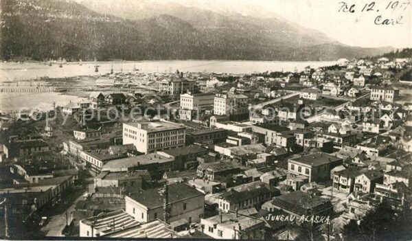 Juneau Alaska Fliegeraufnahme