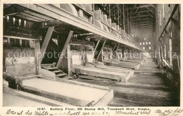 Juneau Alaska Battery Floor Stamp Mill Treadwell Mine