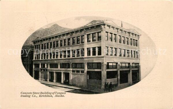 Ketchikan Alaska Concrete Store Building of Tongass Trading Co.