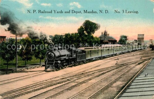Mandan Railroad Yards and Depot