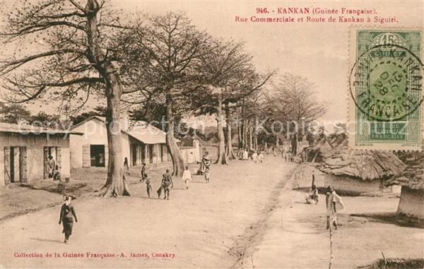 Kankan Rue Commerciale et Route de Kankan a Siguiri