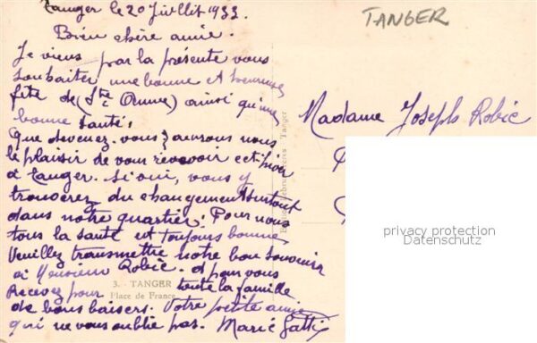 Tanger Tangier Tangiers Place de France – Bild 2