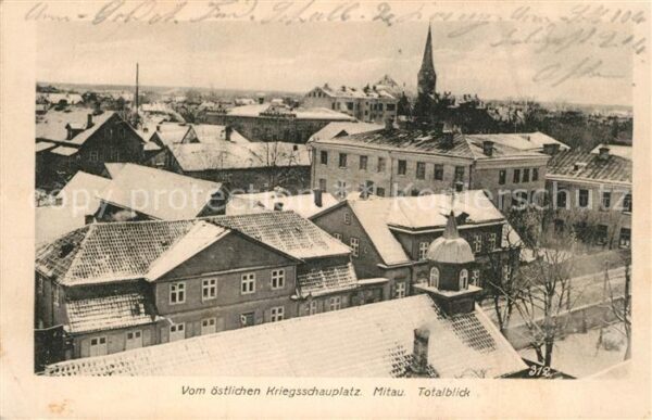 Mitau total ?stlicher Kriegsschauplatz