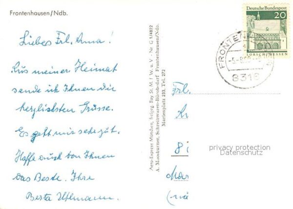 Frontenhausen Fliegeraufnahme – Bild 2