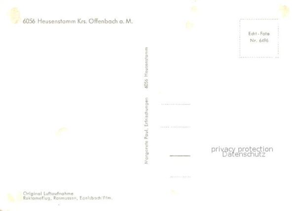Heusenstamm Fliegeraufnahme Kreis Offenbach – Bild 2