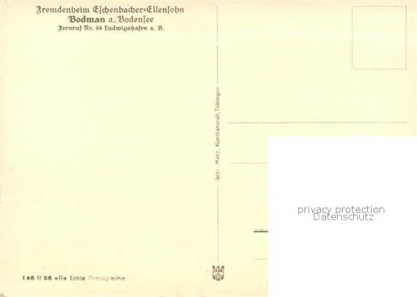Bodman Bodensee Fremdenheim Eschenbacher Ellensohn – Bild 2