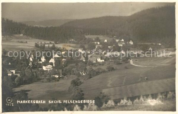 Markersbach Bahratal Panorama