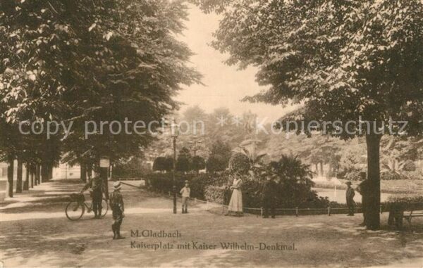 Moenchengladbach Kaiserplatz Kaiser Wilhelm Denkmal