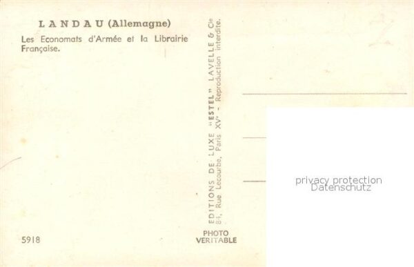 Landau Pfalz Les Economats d Armee Librairie Francaise – Bild 2