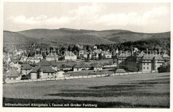 Koenigstein Taunus mit Grossem Feldberg