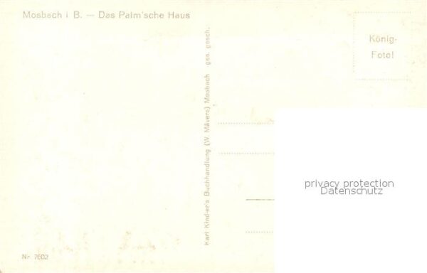 Mosbach Baden Palmsches Haus – Bild 2