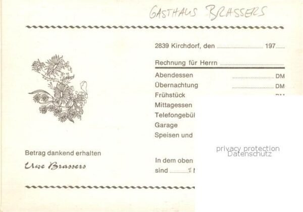 Kirchdorf Sulingen Gasthaus Brassers – Bild 2