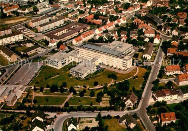 Northeim Fliegeraufnahme mit Krankenhaus