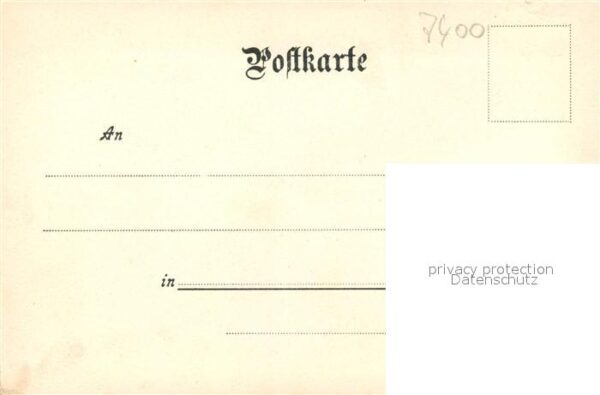 Tuebingen Neustadt Zeichnung – Bild 2