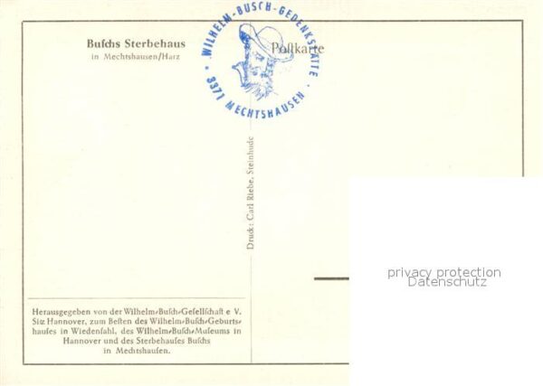 Mechtshausen Wilhelm Busch in Mechtshausen Pfarrhaus – Bild 2