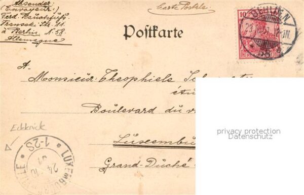 Berlin Nuernberger Hof Tucherhaus Friedrich und Taubenstrassen Ecke – Bild 2