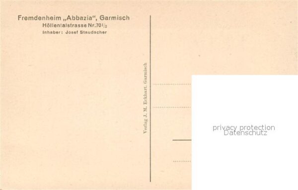 Garmisch-Partenkirchen Fremdenheim Abbazia Panorama – Bild 2